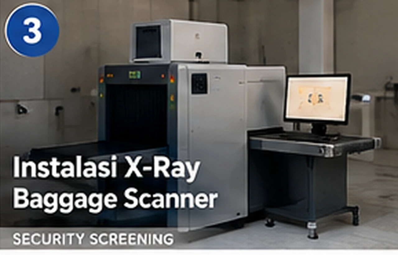 Instalasi X-Ray Baggage Scanner
